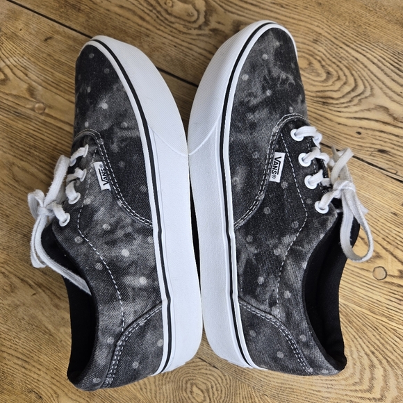Vans Women's Doheny Platform Polka Dot Size 9 Black - Picture 8 of 10